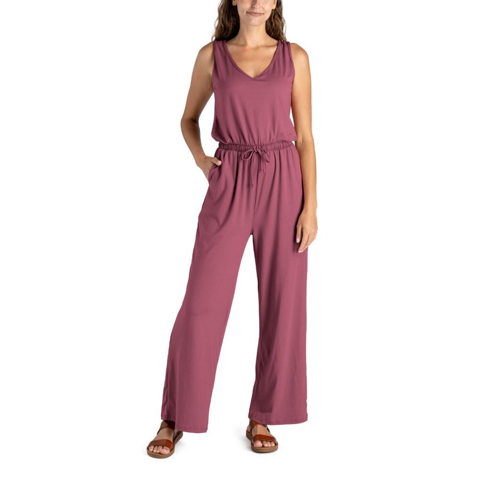 Allthreads Sangria Pink Vineyard Jumpsuit